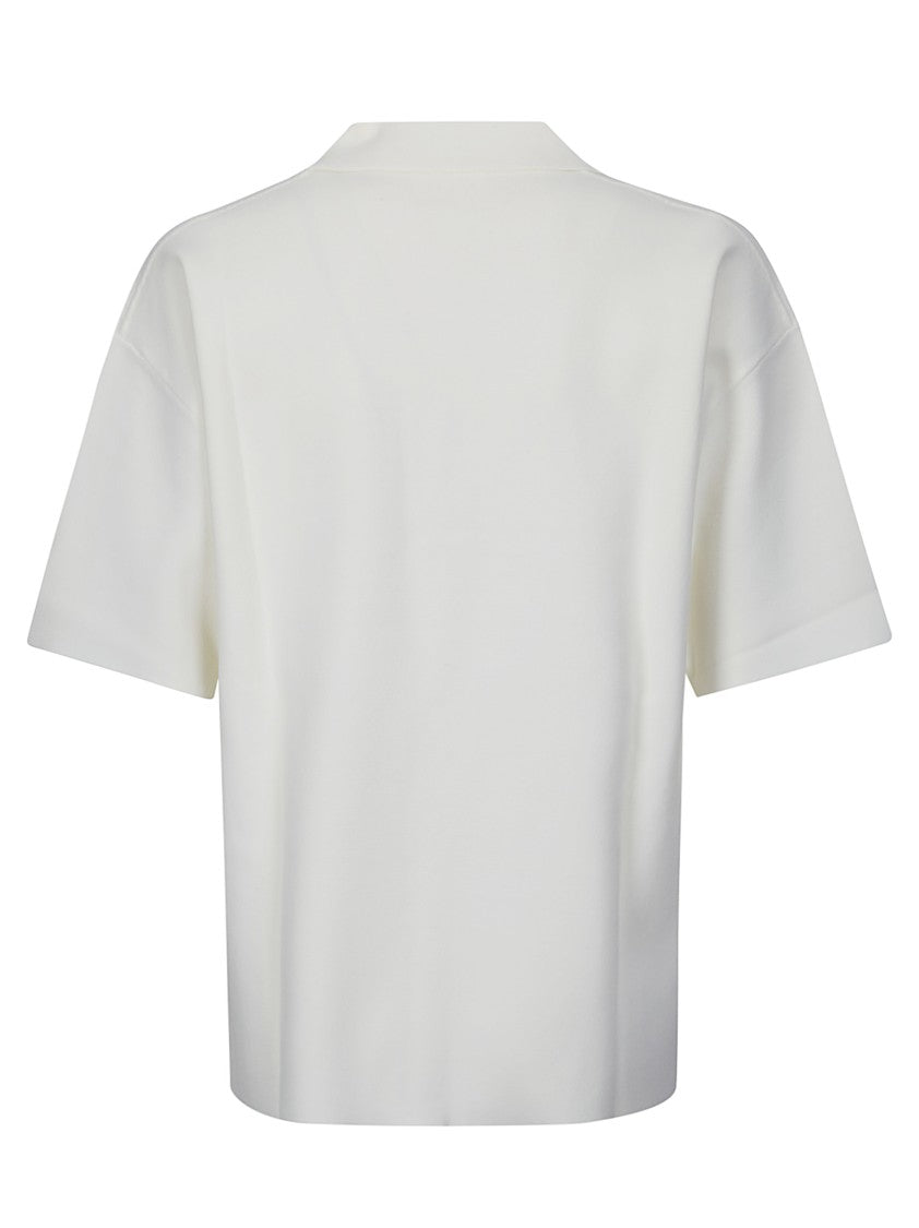 P.A.R.O.S.H. Tailored Button-Down Shirt In Smooth Fabric Blend