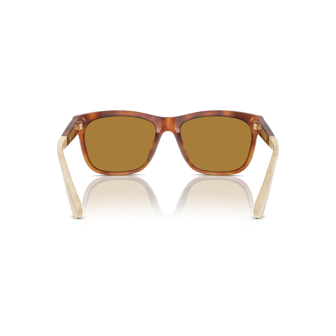 Brunello Cucinelli 0Bc4003s Rectangular Tortoiseshell Sunglasses With Brown Tinted Lenses