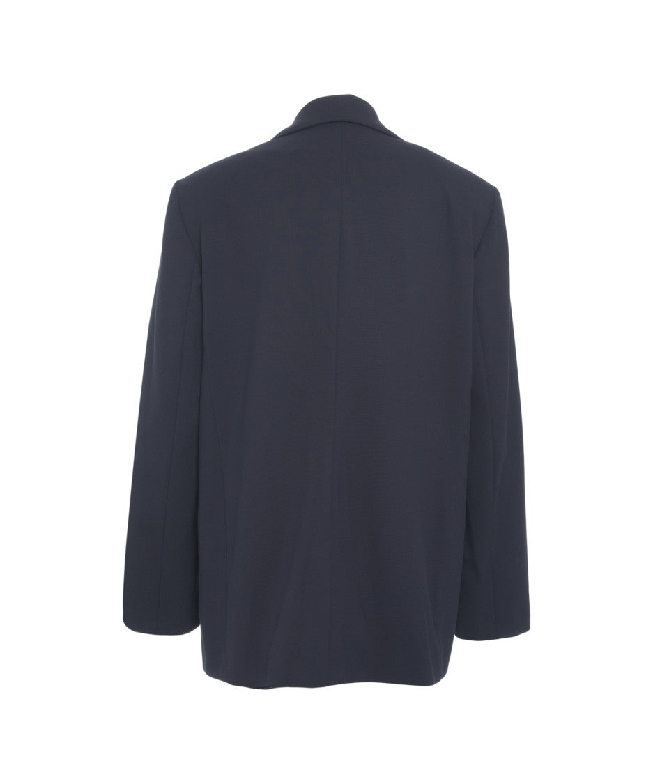 Kaos Double-Breasted Blazer With Notch Collar