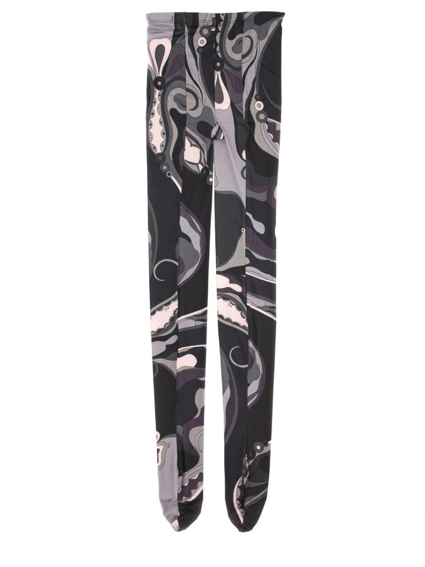 Pucci Orchid-Inspired Print Leggings