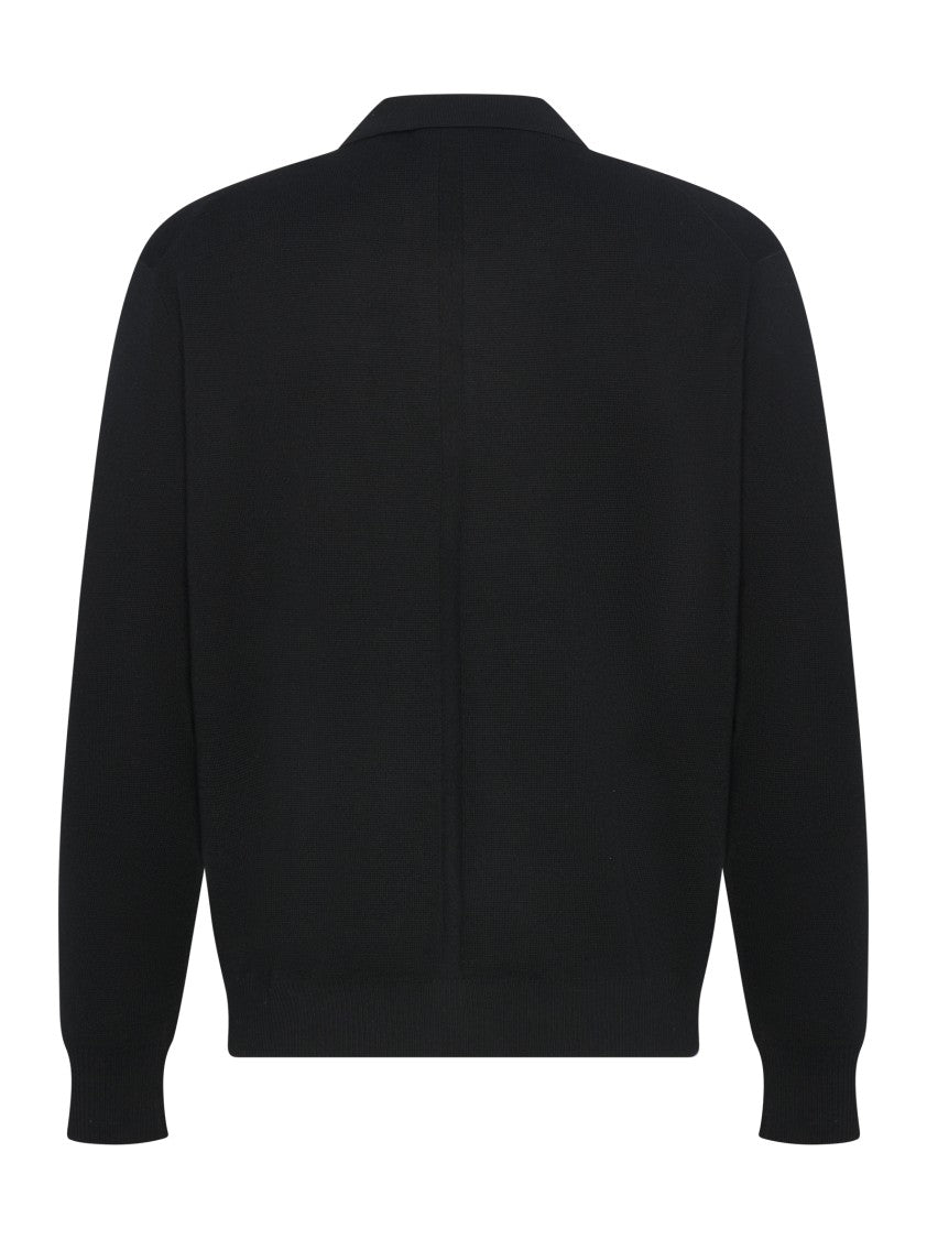 Low Brand Ribbed Polo Collar Knitwear