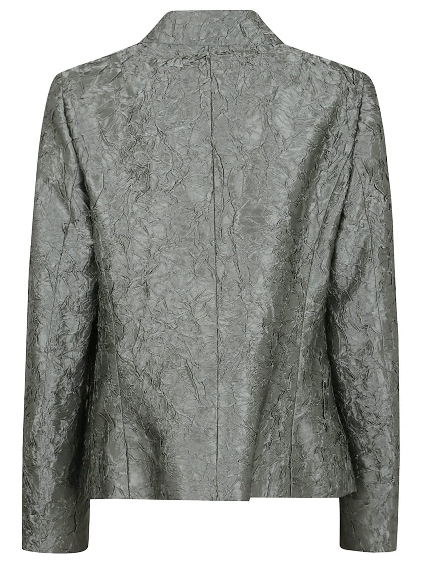 Dries Van Noten Textured Cotton Blend Jacket