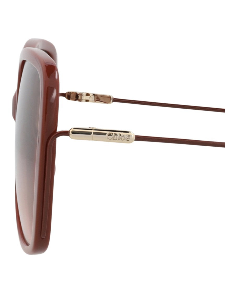 Chloé Square-Frame Recycled Acetate Sunglasses