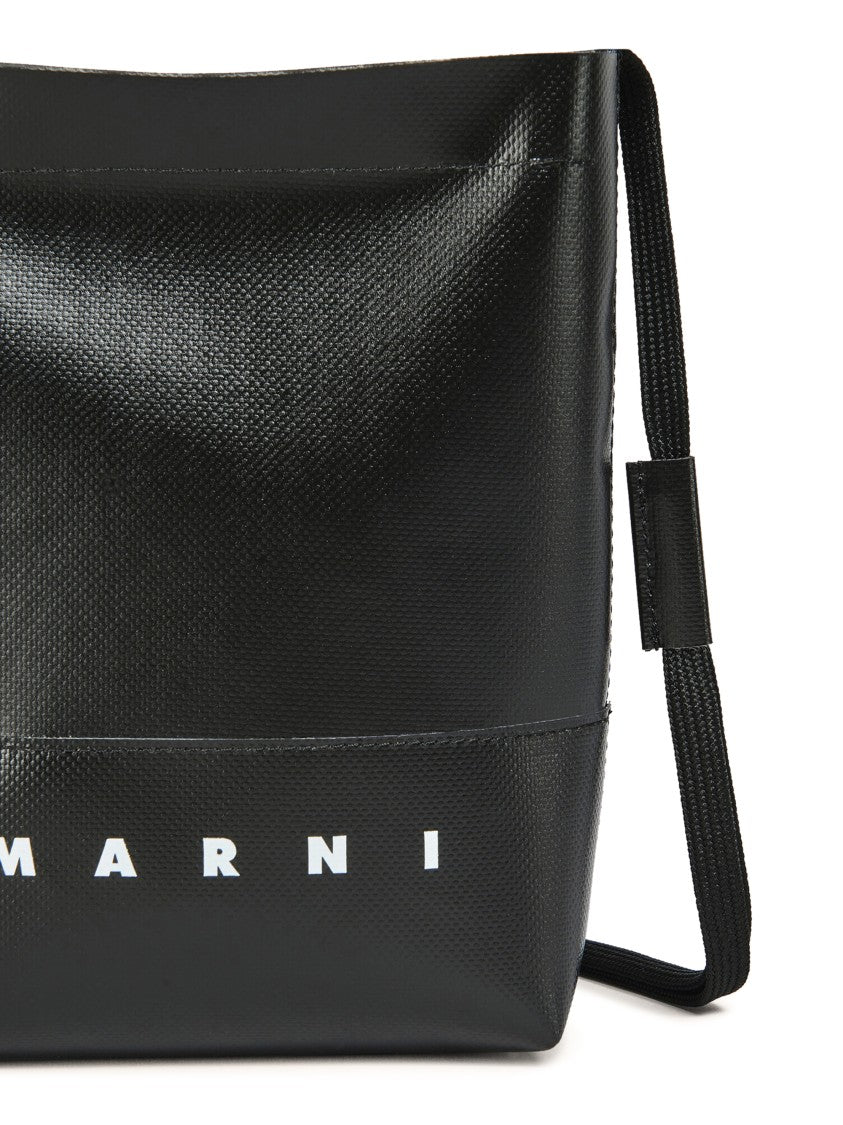 Marni Textured Ovine Leather Bag With Adjustable Strap