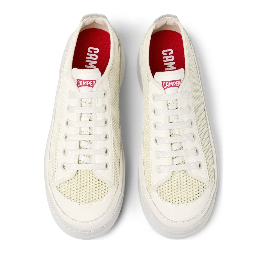 Camper Strobel Beige Breathable Mesh Sneakers