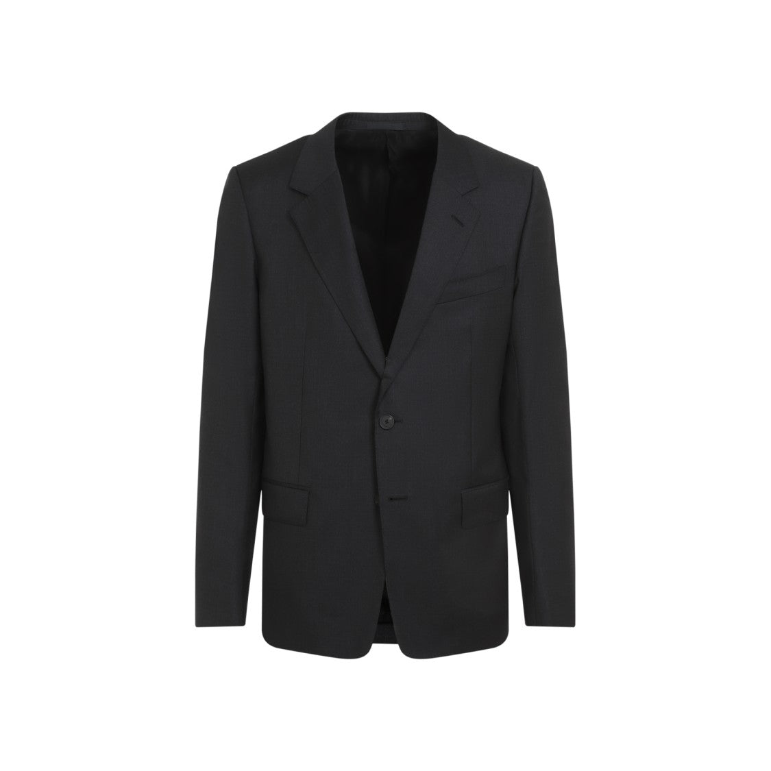 Lanvin Single Breasted Tailored Grey Virgin Wool Jacket