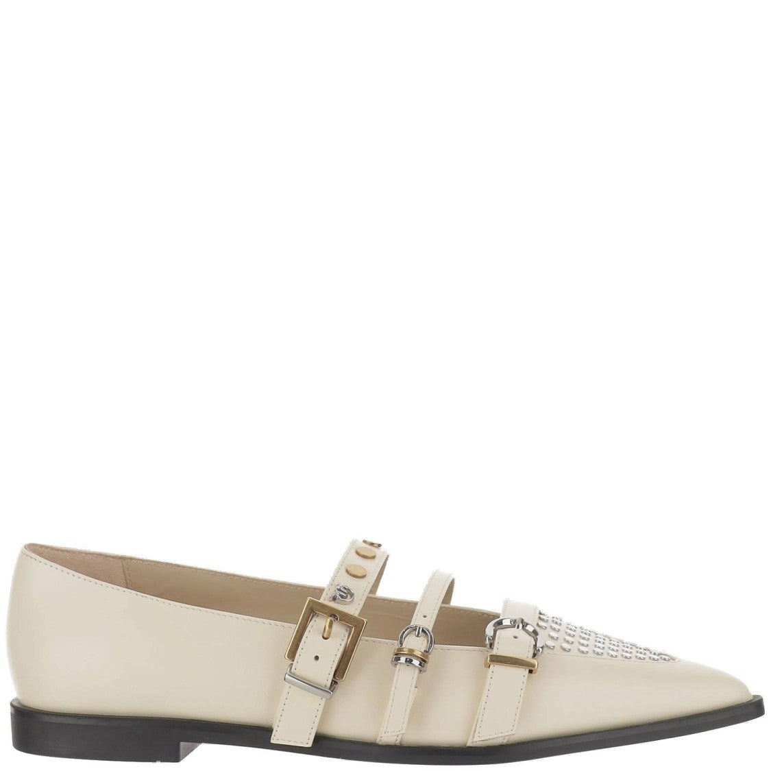 Pinko Pointed Toe Leather Shoes