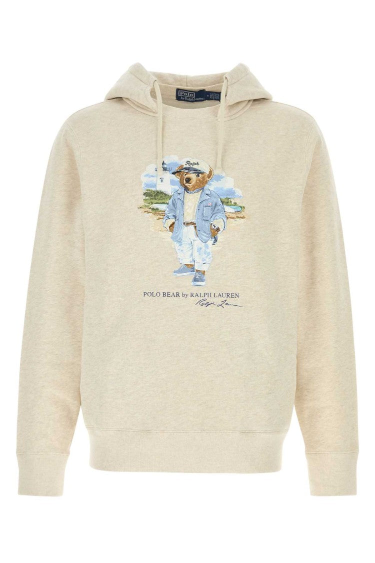 Polo Ralph Lauren Melanesiano Ivory Cotton Blend Sweatshirt