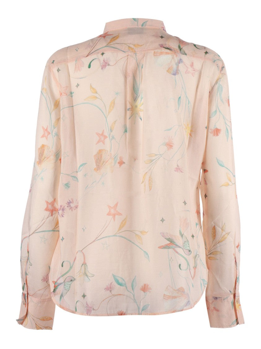 Forte Forte Deliverance Pastel Floral Voile Blouse