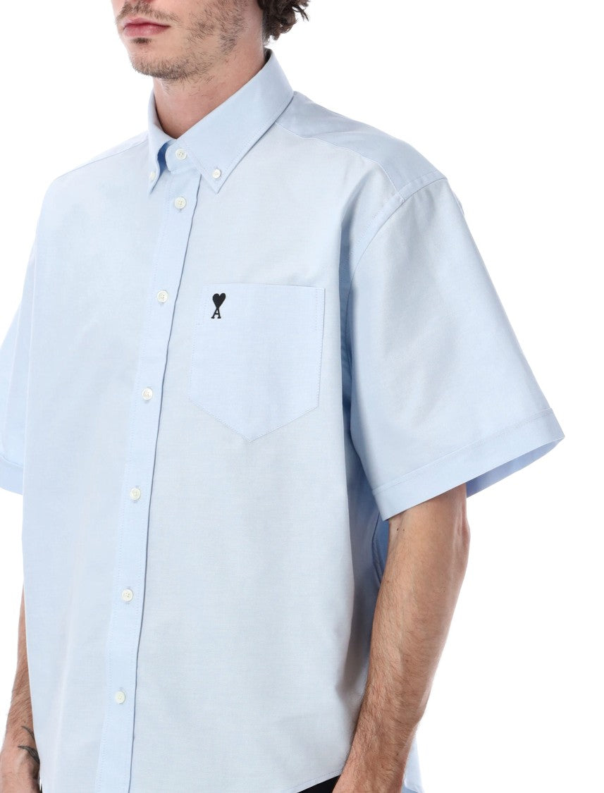 Ami Paris Adc Cotton Bowling Short Shirt