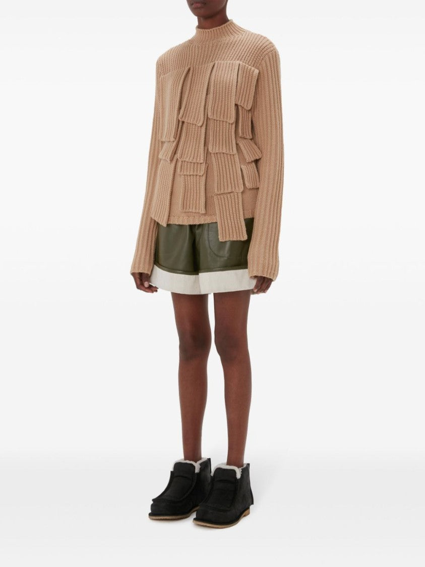 J. W. Anderson Panelled Ribbed Jumper