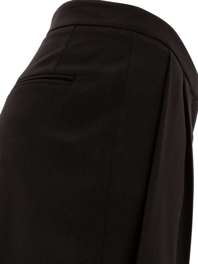 Givenchy Wool Pleated Trousers With High Waist