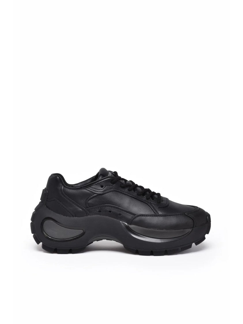 Sportmax Black Leather Urta Sneakers