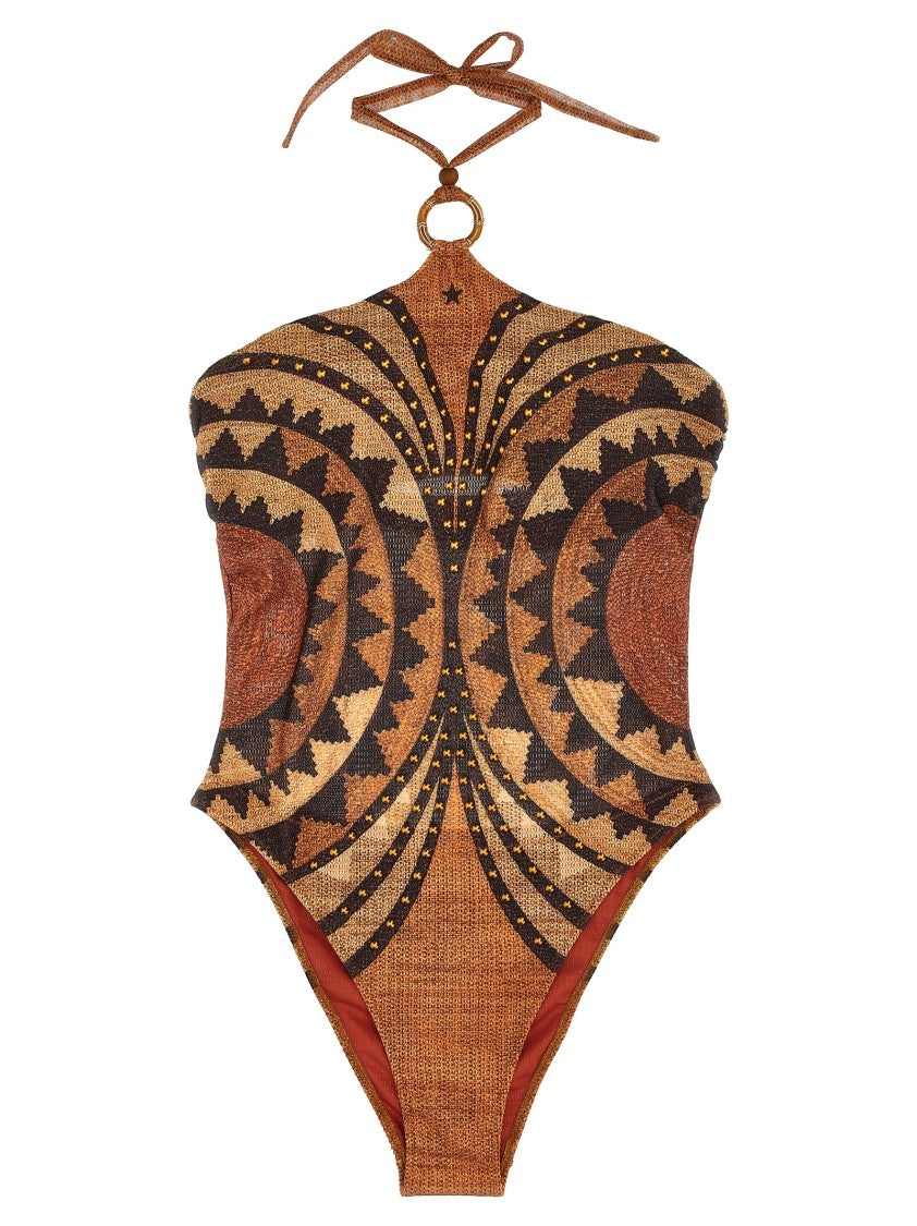 Pin-Up Stars 'Intreccio Africano' One-Piece Swimsuit