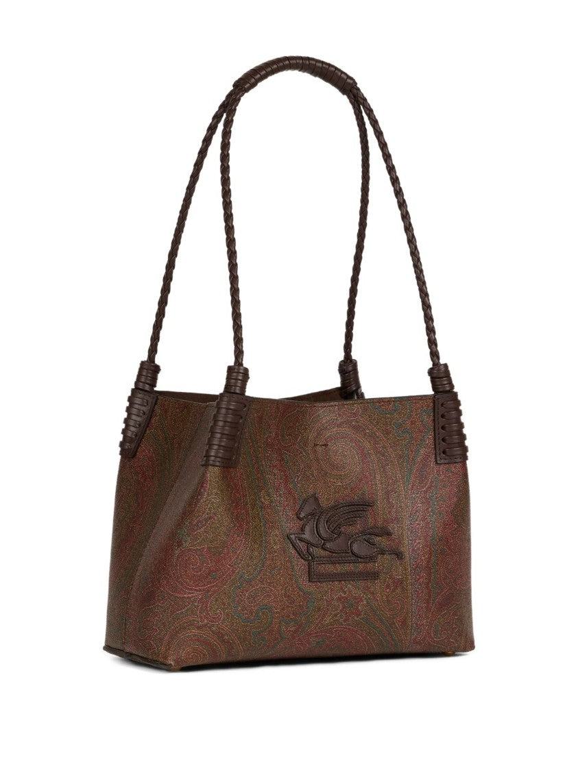 Etro Structured Handbag With Classic Paisley Pattern