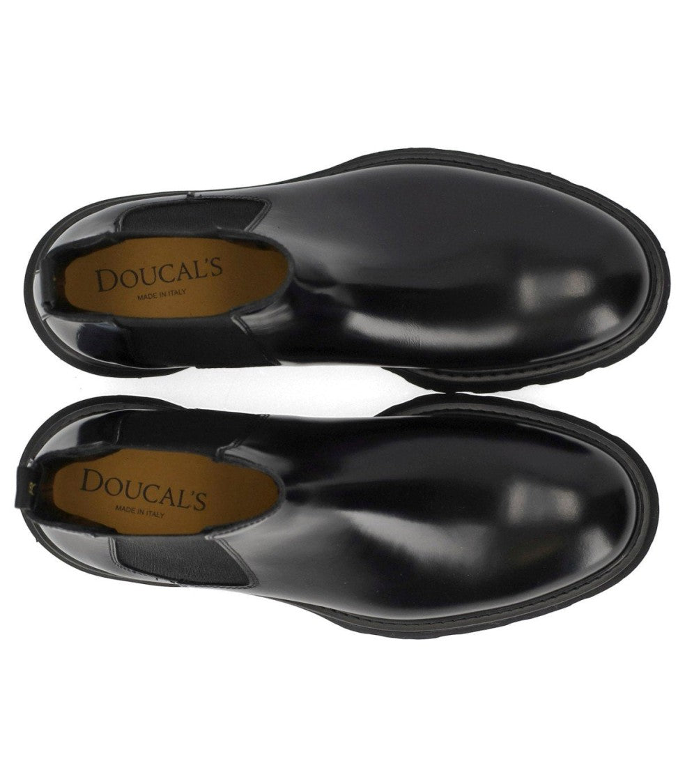 Doucal's Horse Black Chelsea Boot