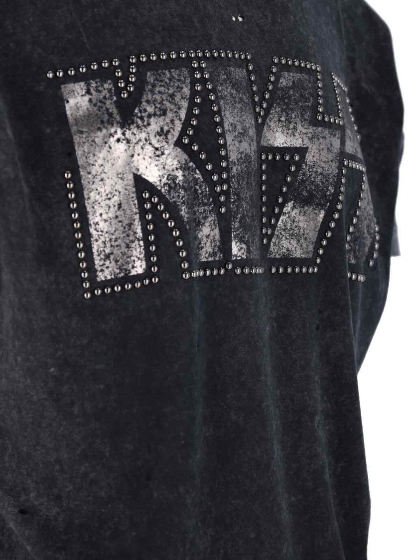 Dsquared2 Logo T-Shirt X Kiss – Black