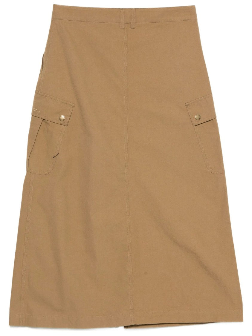 Barbour Gwen Knee-Length Cargo Skirt