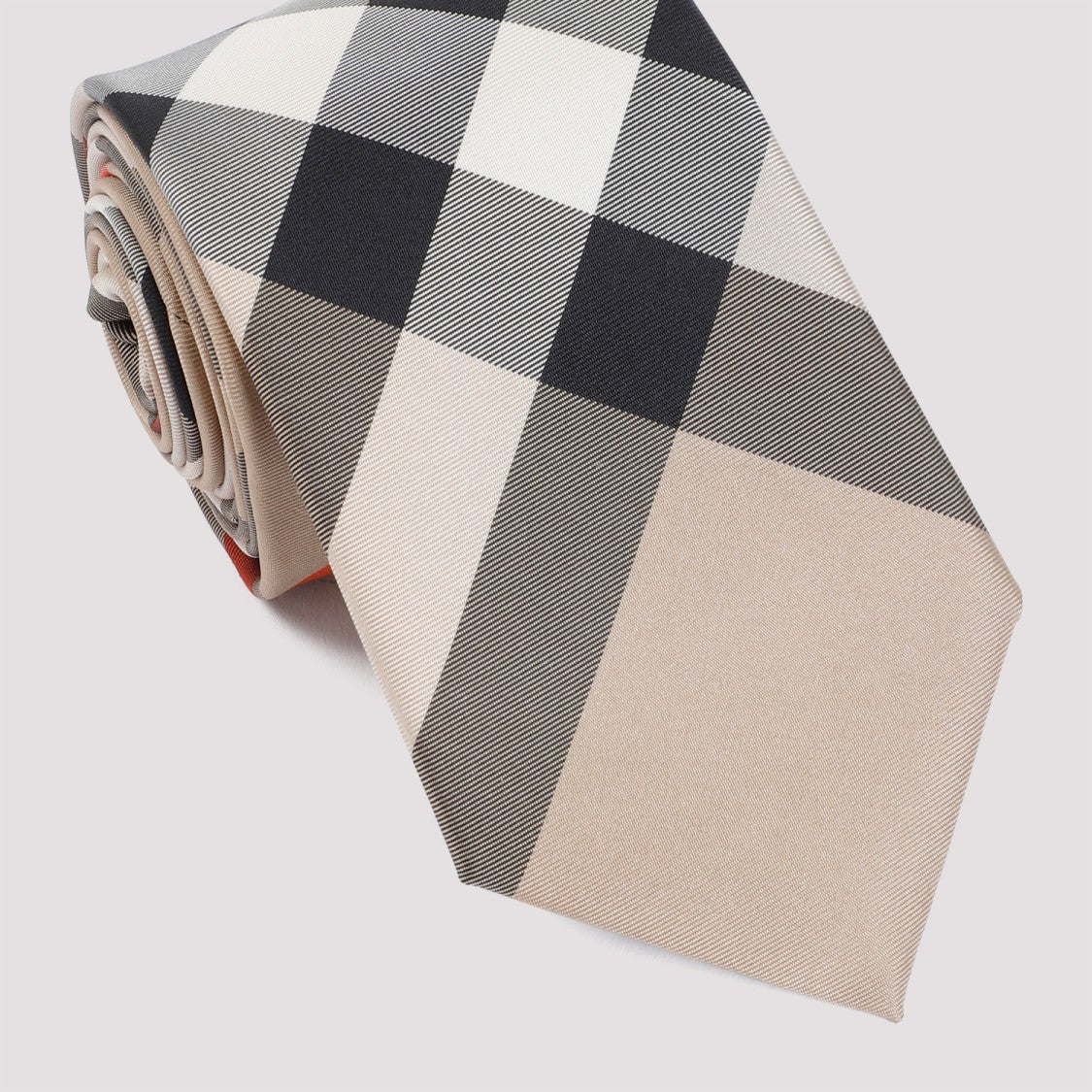 Burberry Archive Beige Classic Cut Check Silk Tie