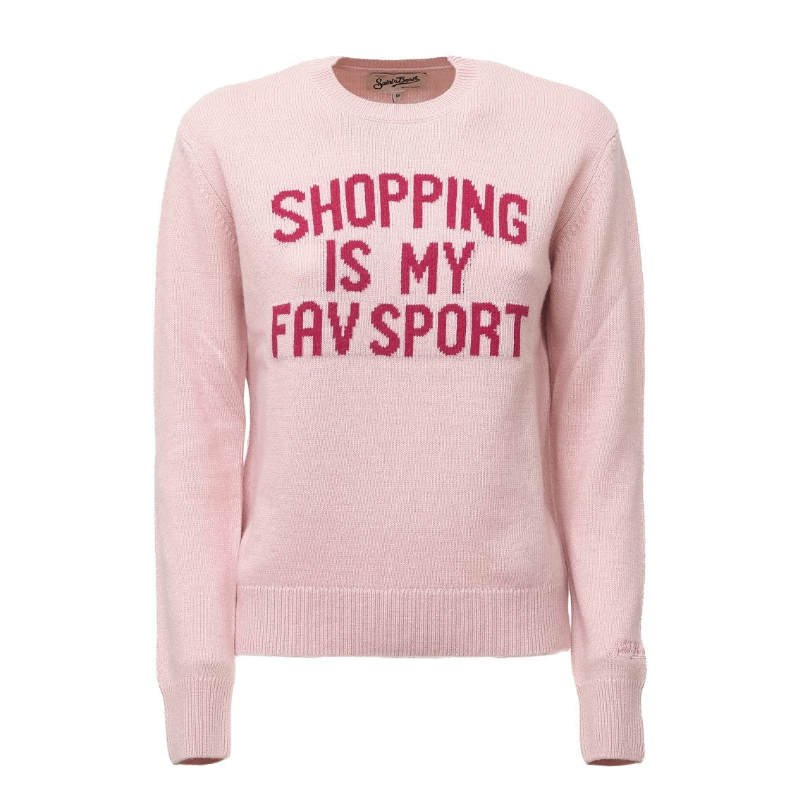 Mc2 Saint Barth New Queen Lettering Jacquard Sweater