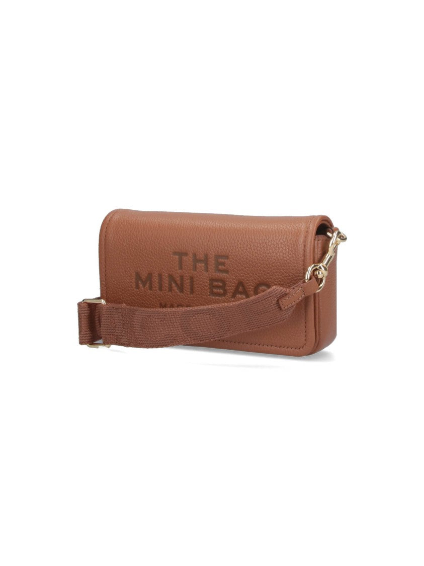 Marc Jacobs Brown The Leather Hammered Shoulder Bag