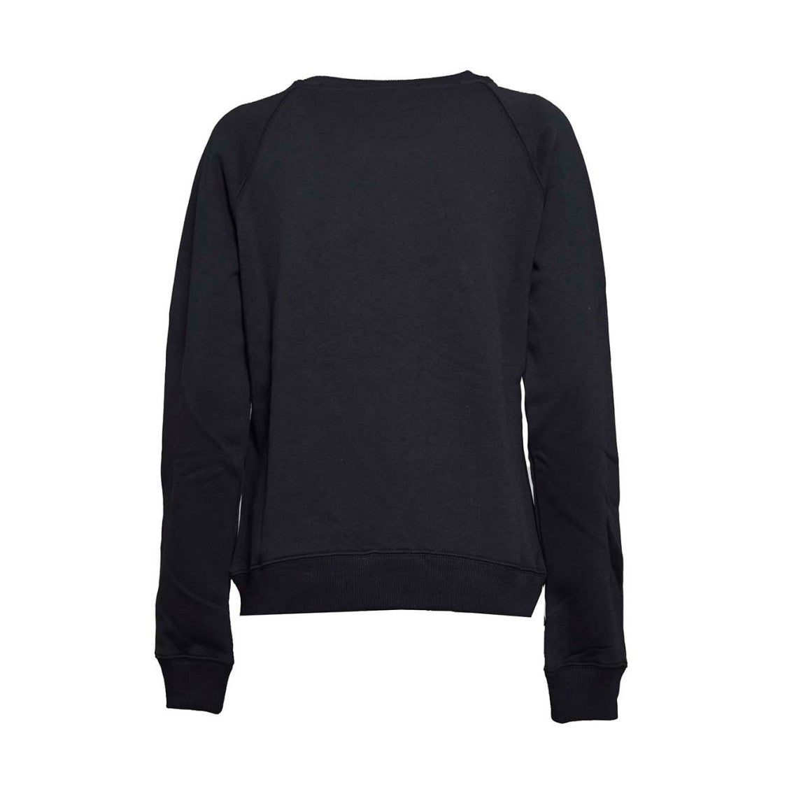 Msgm Black Cotton Crewneck Sweatshirt