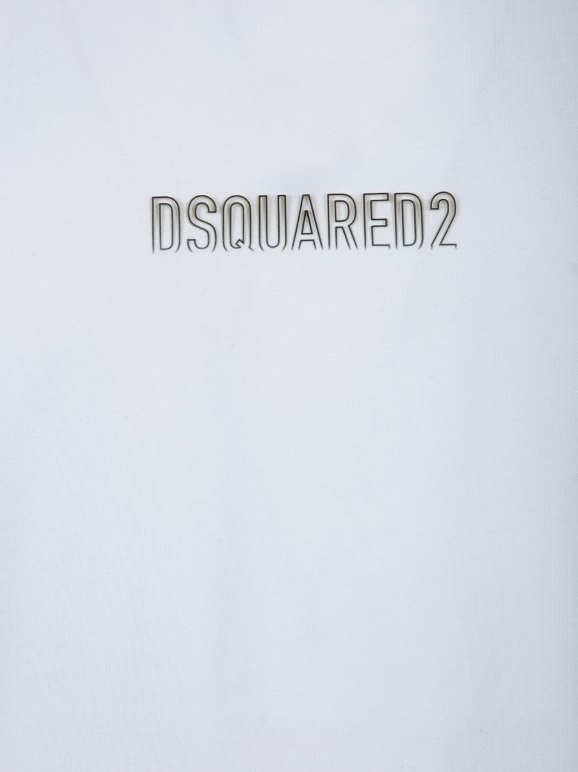 Dsquared2 Short Sleeve T-Shirt With Embossed Logo Detail