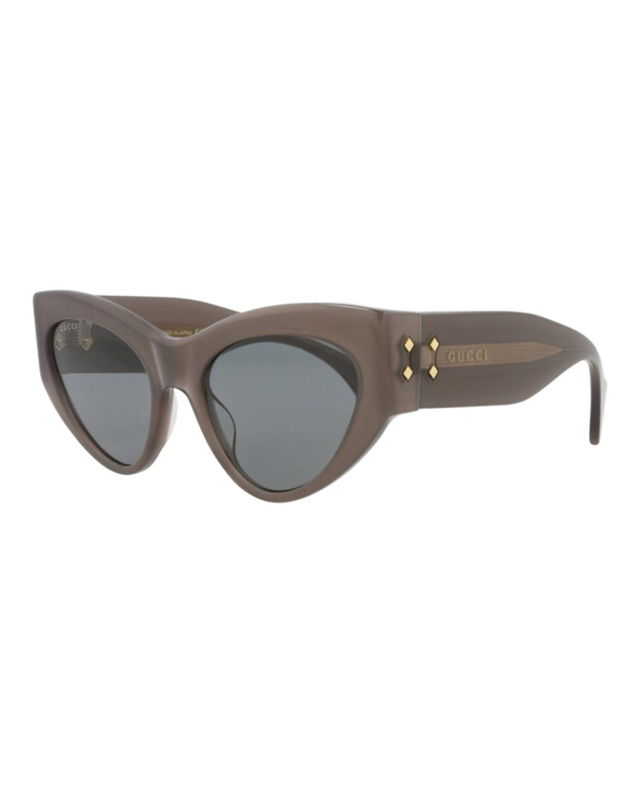 Gucci Cat Eye-Frame Recycled Acetate Sunglasses With Studded Accents