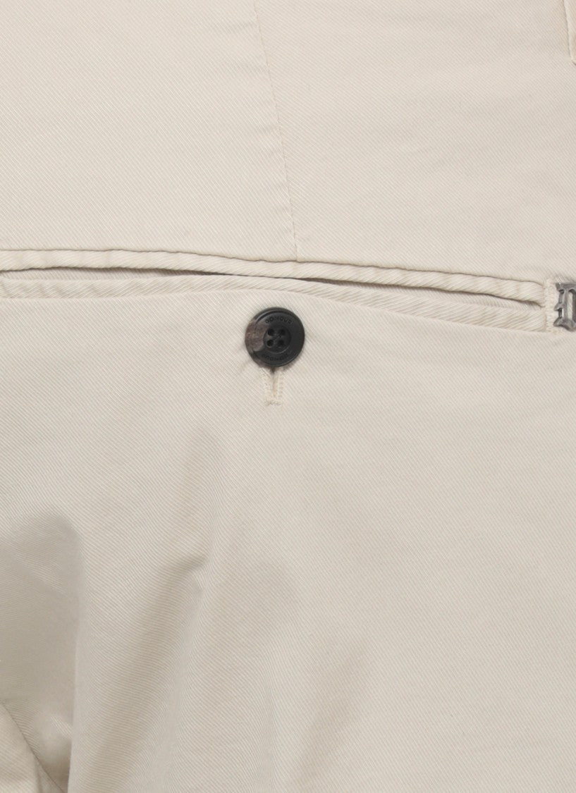 Dondup Ivory Gaubert Cotton Chino Pants