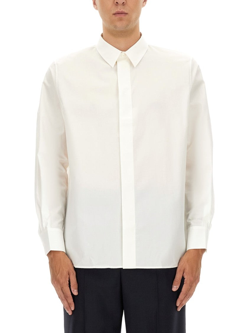 Saint Laurent Refined White Cotton Shirt