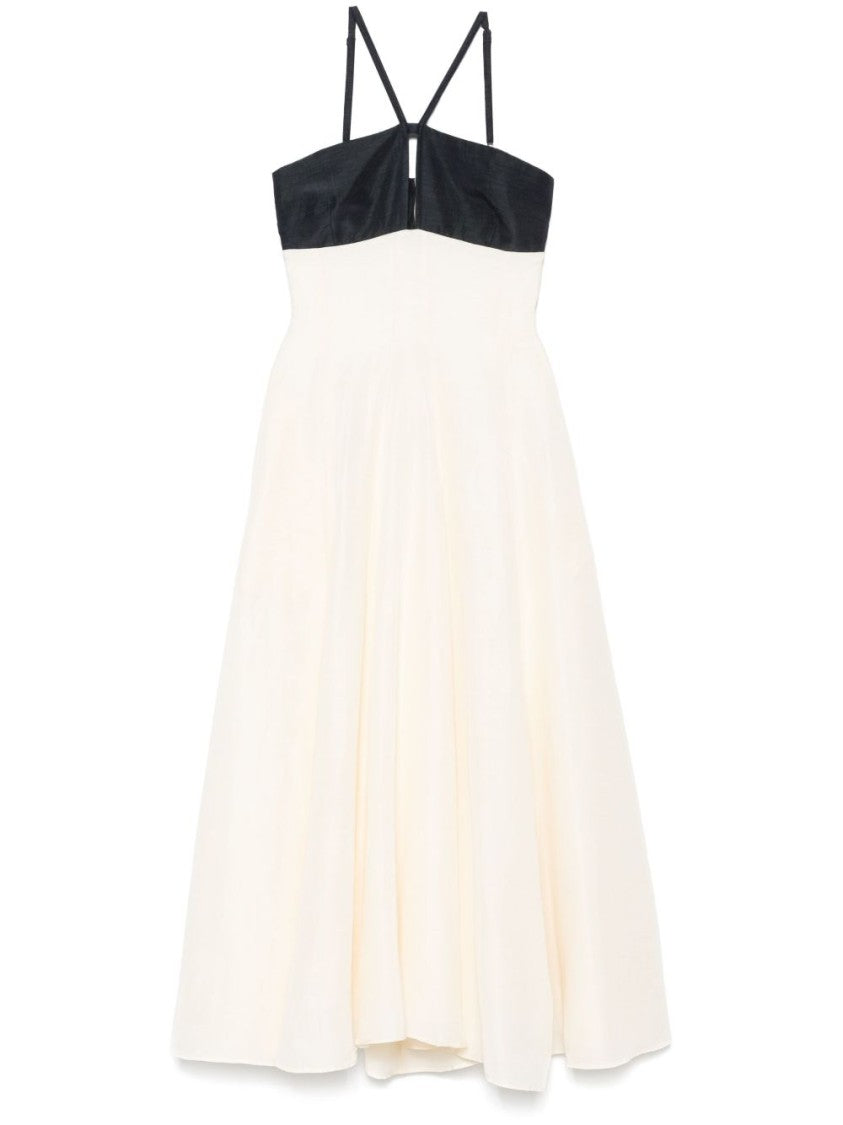 Raquel Diniz Maxi Dress With Fitted Bodice