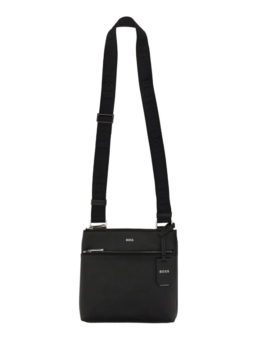 Boss Shoulder Bag With Subtle Logo Detail