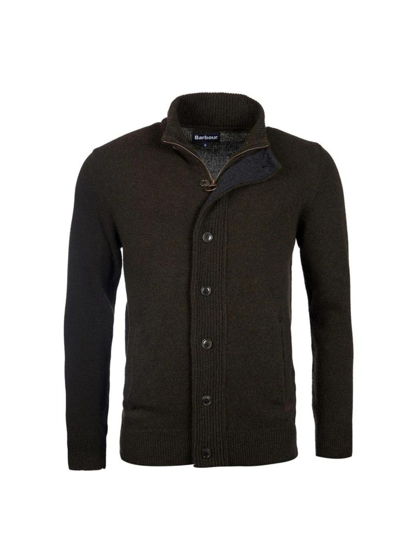 Barbour Patch Zip Thru Sweater