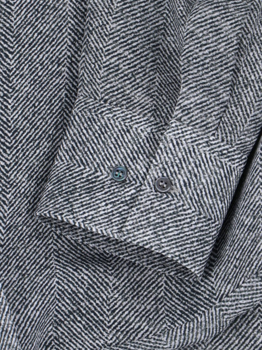 Ermanno Scervino Herringbone Shirt – Grey