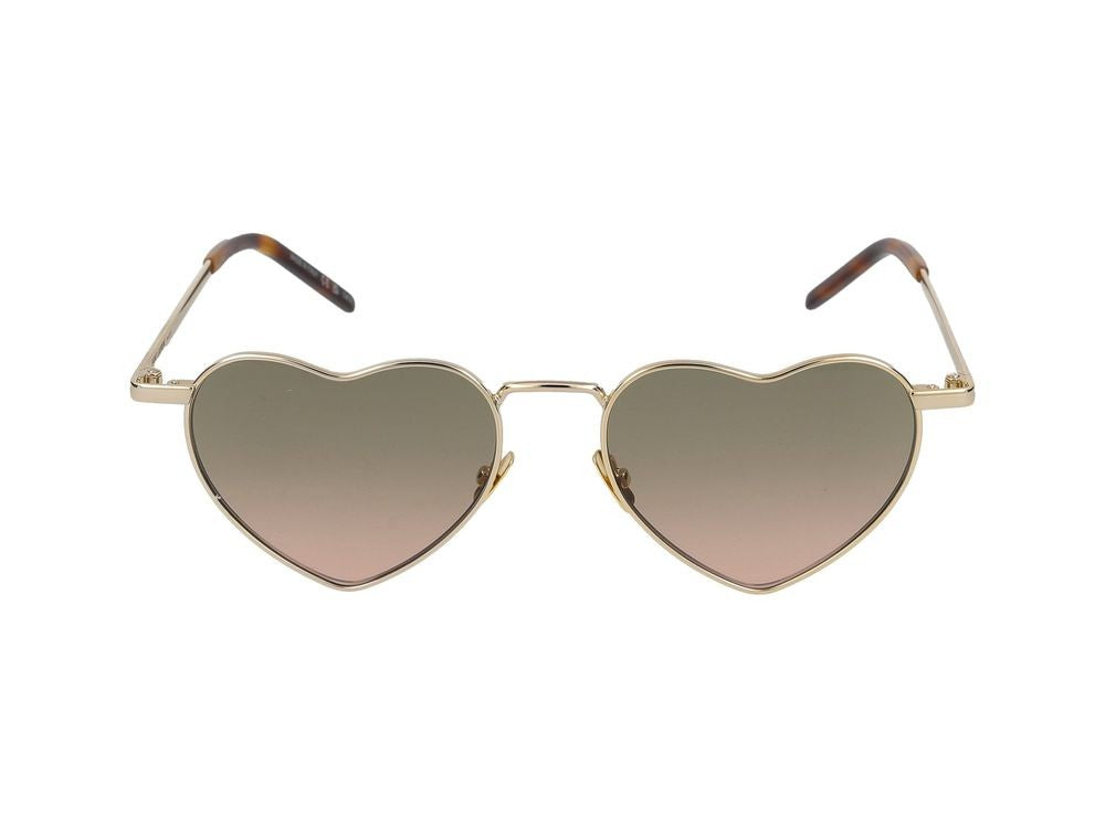 Saint Laurent Sunglasses Saint Laurent Sl 301 Loulou 011 Gold Gold Green 52/17/145