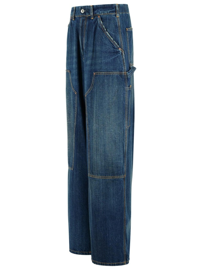 Maison Margiela Carpenter' Blue Cotton Jeans