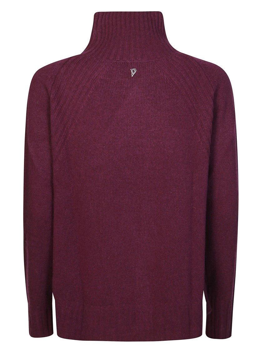 Dondup Burgundy Knit Sweater