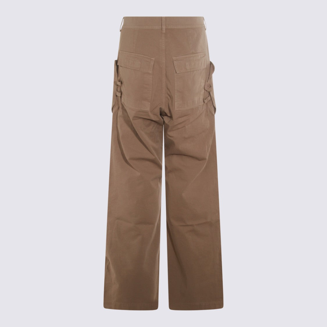 Drkshdw By Rick Owens Relaxed Straight-Leg Trousers With Utilitarian Design And Patch Pockets