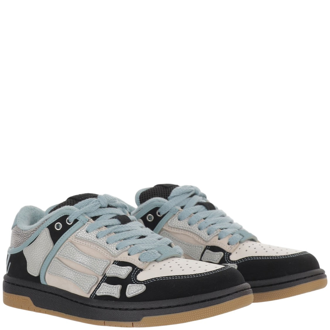 Amiri Low-Top Leather Sneakers With Panel Design