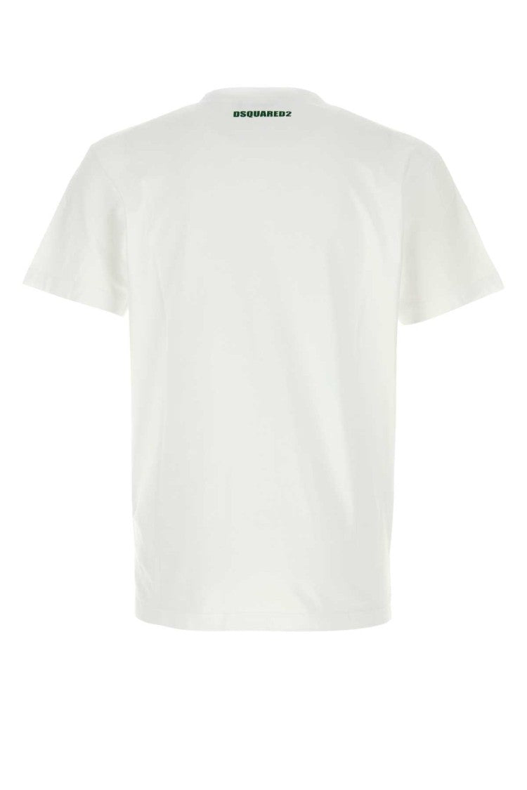 Dsquared2 White Cotton T-Shirt