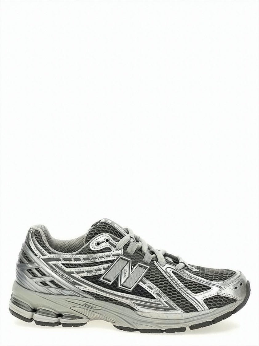 New Balance Breathable Mesh Sneakers With Synthetic Leather Overlays