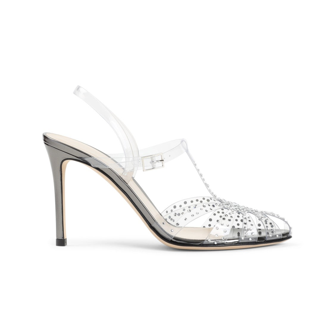 Giorgio Armani Transparent High-Heeled Sandals