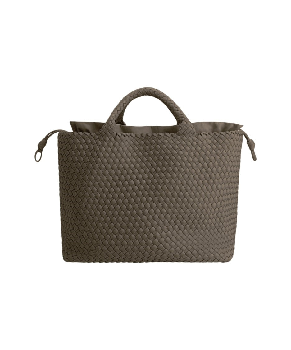 Marrea Neoprene Shopper Bag With Modern Woven Texture