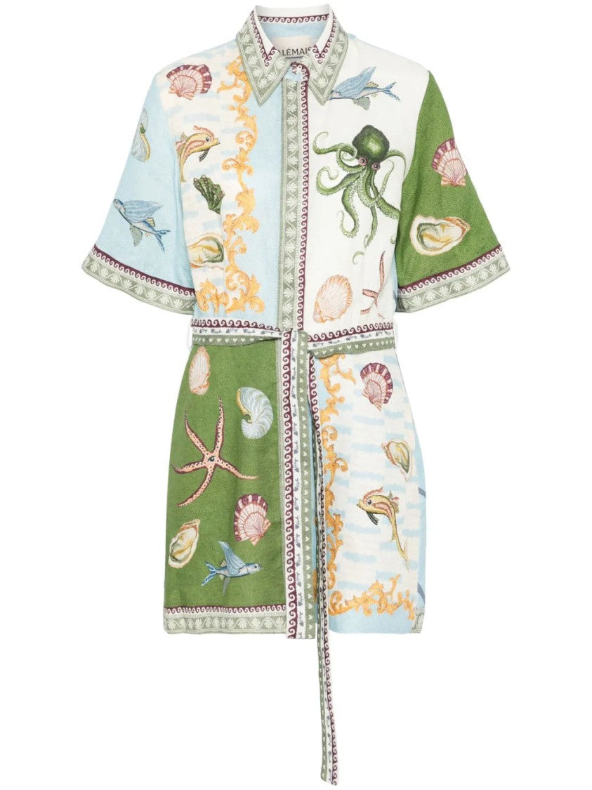 Alemais Bath House Mini Dress