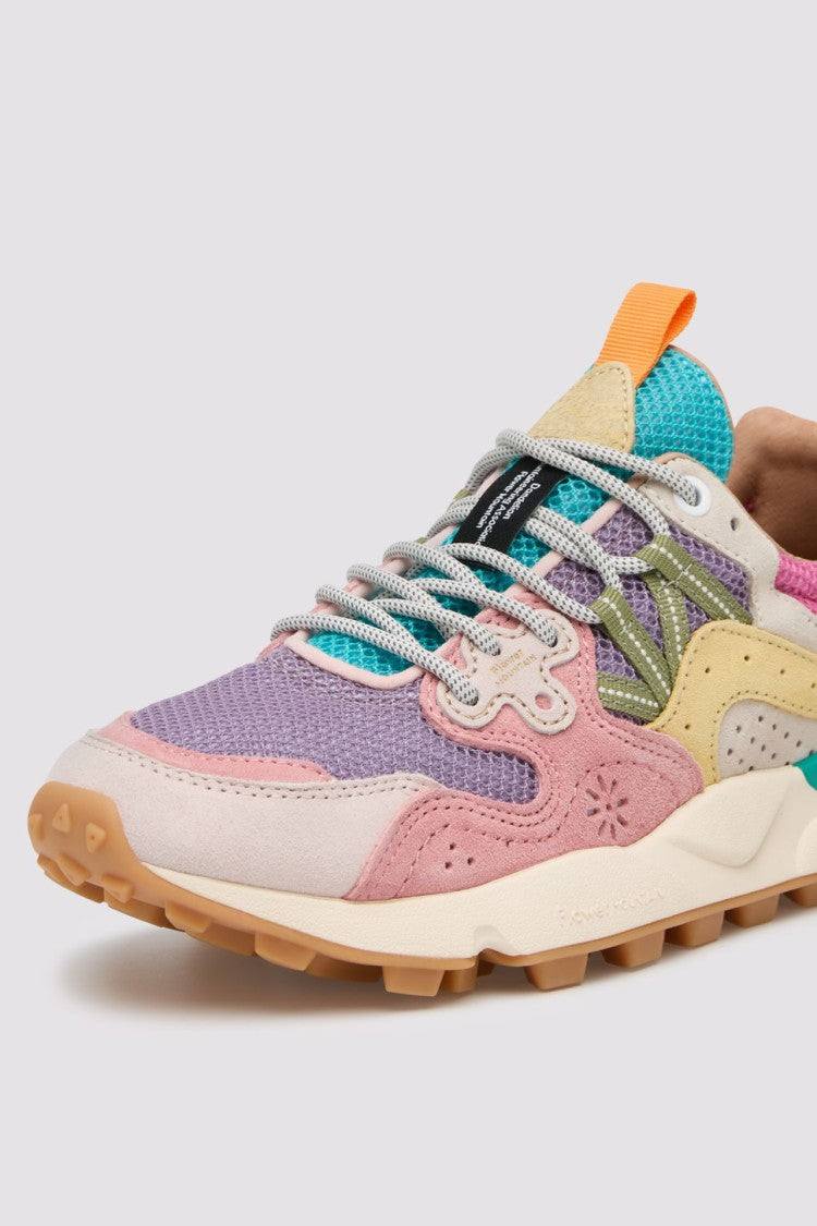 Flower Mountain Multi-Layered Sneakers With Pastel Hues And Chunky Soles