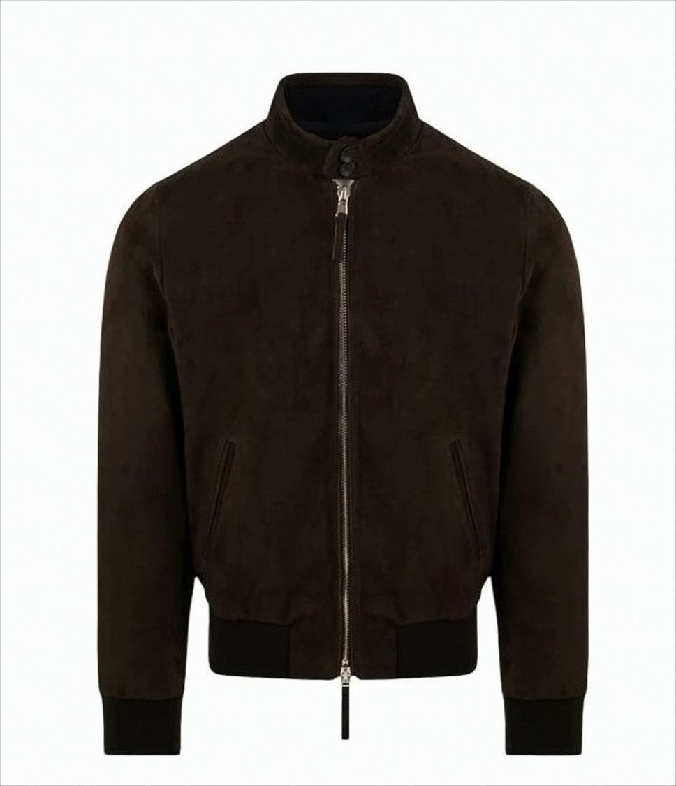 The Jack Leathers Dark Brown Suede Jacket