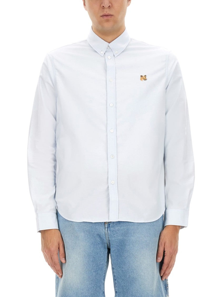 Maison Kitsuné Button-Up Shirt With Crisp Collar