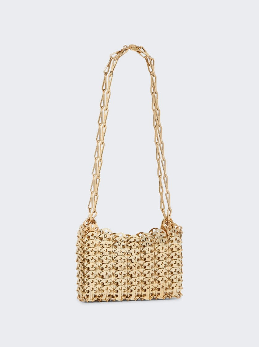 Rabanne Iconic Nano 1969 Bag Light Gold