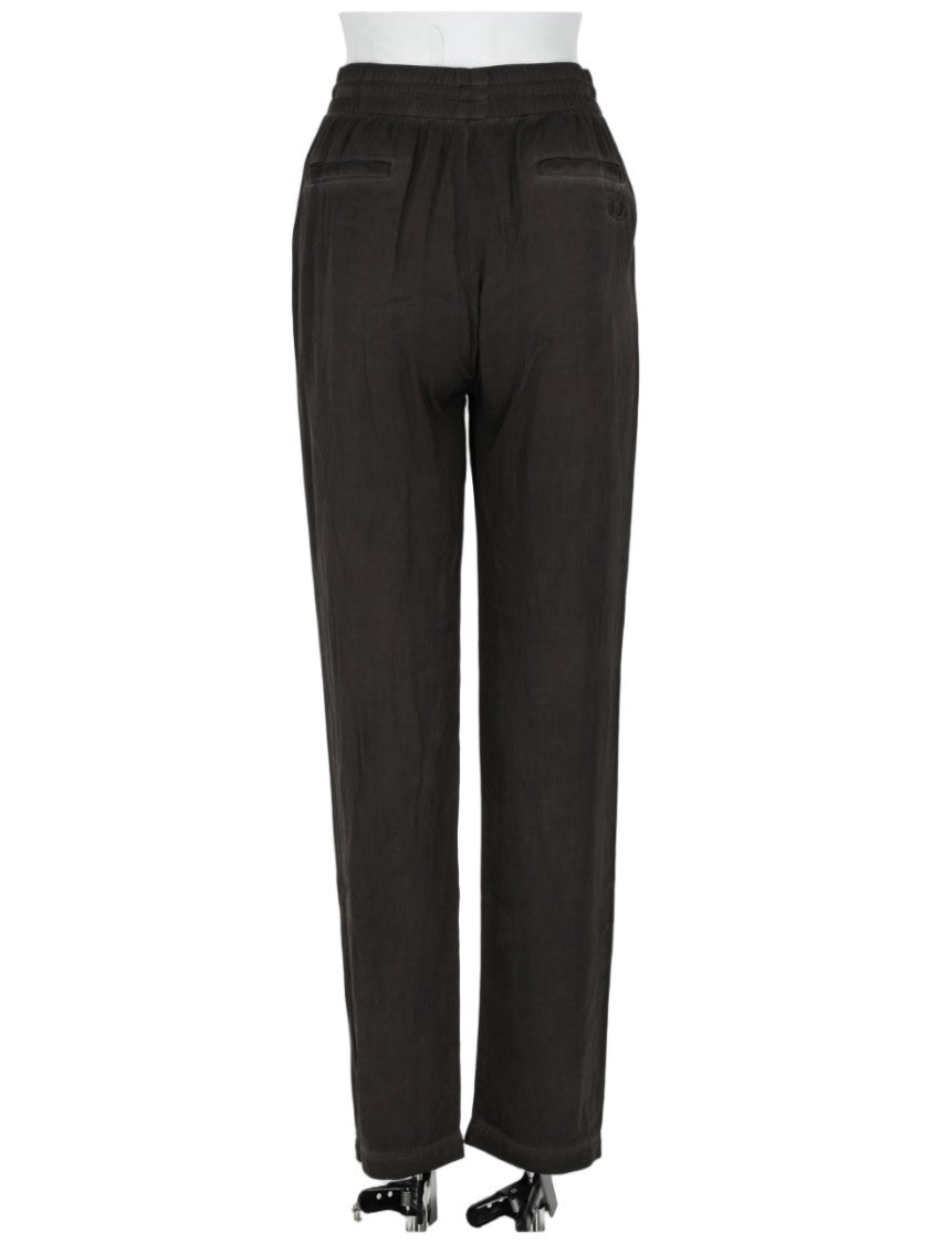 Diesel Neutral Fluid Viscose Straight Leg Pants