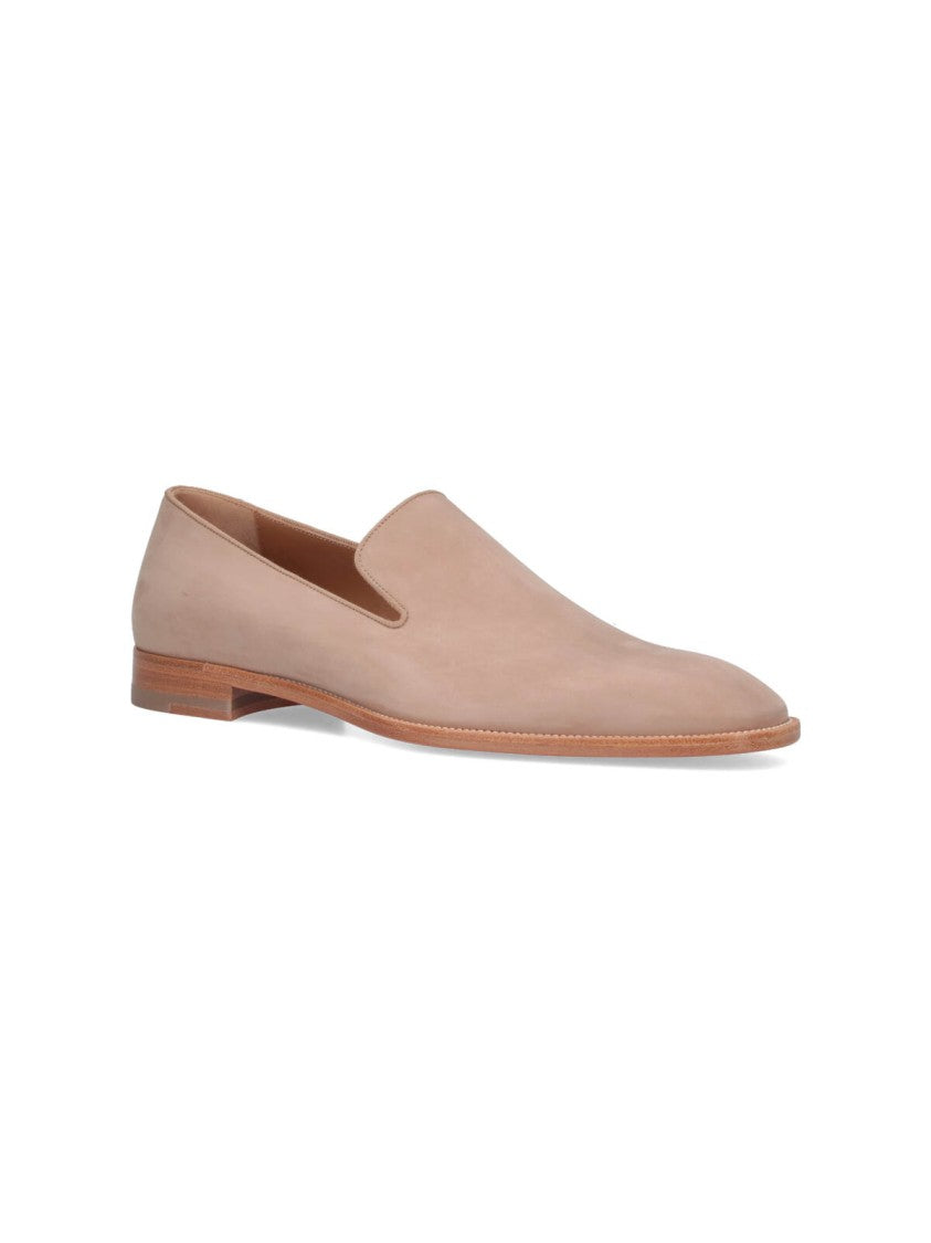 Christian Louboutin "Danny Flex" Moccasins – Beige